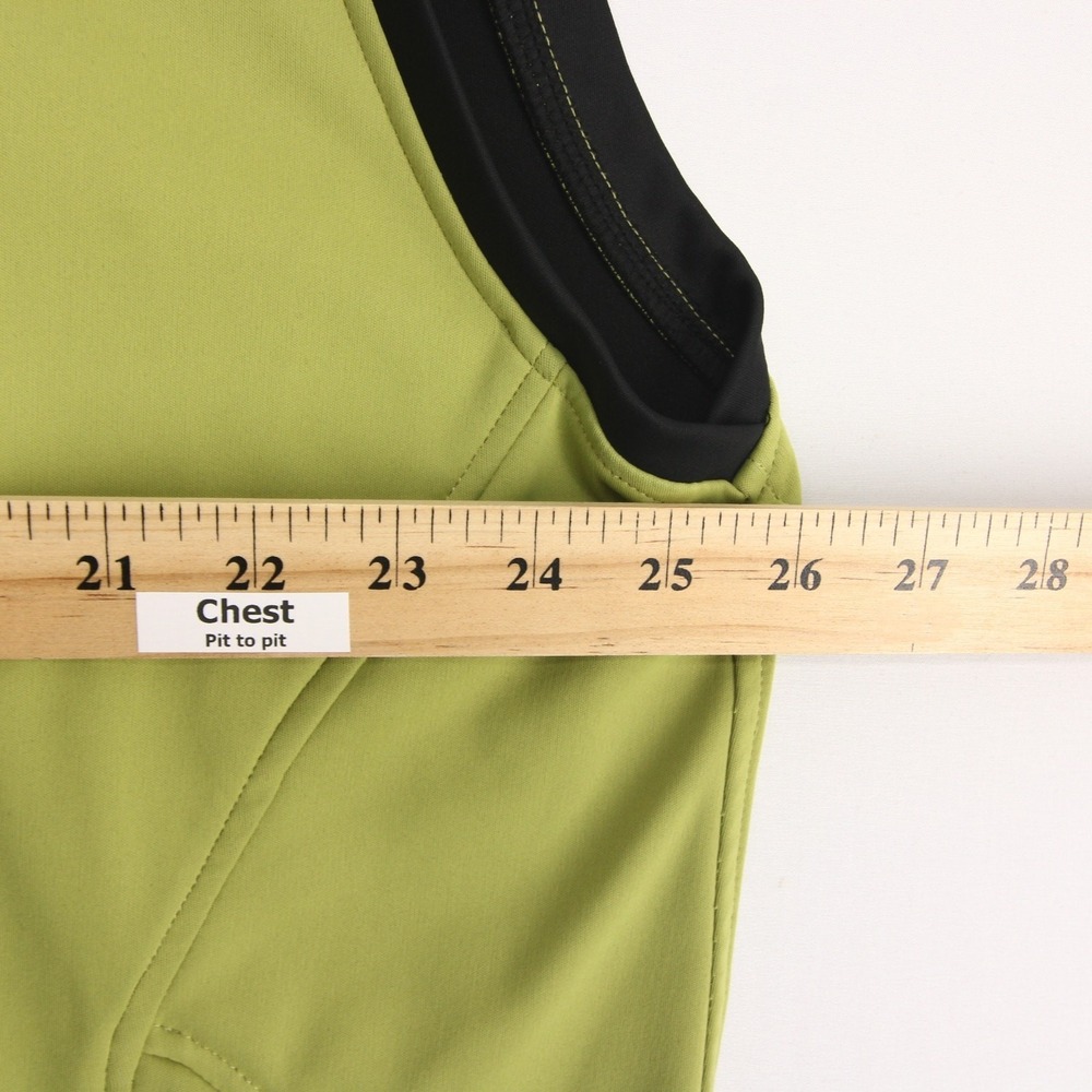 Zero Restriction Vest Mens XXL Lime Green Full Zip Softshell Golf Windproof - Picture 4 of 7